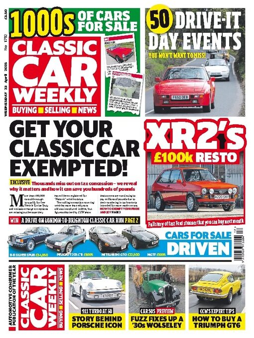 Title details for Classic Car Weekly by H BAUER PUBLISHING LIMITED - Available
